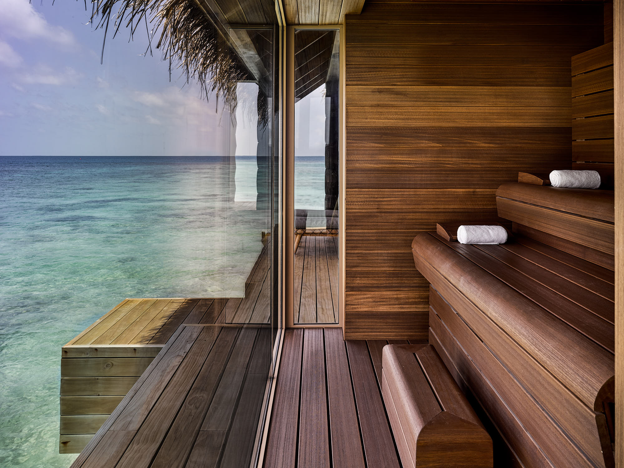 ocean side sauna